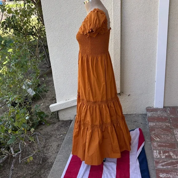 NWOT Anthropologie’s CAARA Daphne Tiered Bohemian style Dress - Picture 5 of 12